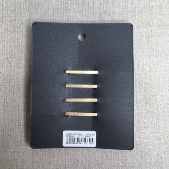 ❤️ J. CREW Seashell Bobby Pins Set of 4 - Picture 4 of 7